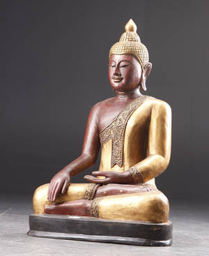 Siddende Buddha, Sydøstasien, 20. årh