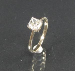 Solitär Diamantring in Gold, ca. 0.70 ct.