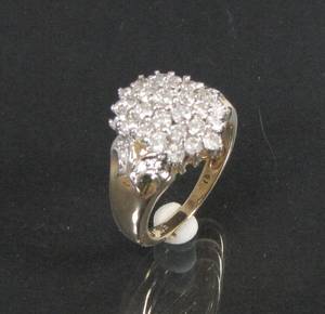 Brillantring in Gold, ca. 0.48 ct. 