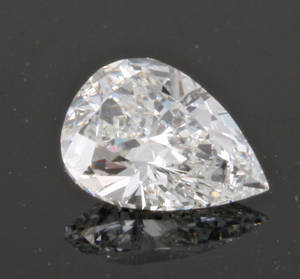 Pear cut diamond 0.39 ct
