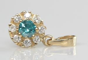 Brillantvedhæng, ca. 0.60 ct.