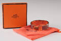 Hermès. Armring af forgyldt metal