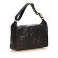 Chanel, sort skuldertaske model choklade bar
