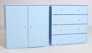 Peter J. Lassen. To Montana moduler, model 1118 og 1125, D. 46 cm. 2