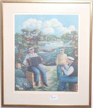 BERT-HÅGE HÄVERÖ HC RAMMÅTT 61X56 CM