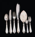 Hertha bestiksæt af sølvplet. Cohr. 50