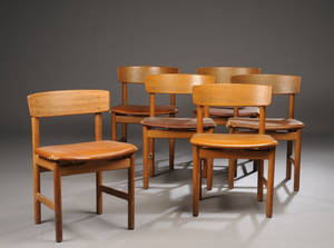 Børge Mogensen 1914-1972. Seks Shaker stole model J-39. 6