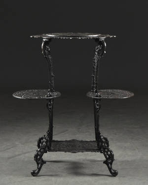 Blomsterbord i gjutjärn