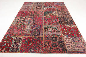 Orientalisk matta, patchwork 303x203 cm