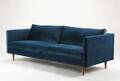 2Up, 3-personers sofa betrukket med velour-stof, model Marc