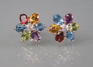 Par multicolour ørestikkere