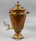 Samovar mässing Ryssland 1900-talets första del