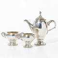Kaffeservis i silver