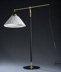 Le Klint  Aage Pedersen. Teleskop standerlampe model 349