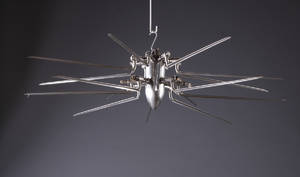 Lysekrone monteretudsmykket 16 bajonetter