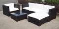 Mayfame. Udestuehavemøbler i sort polyrattan 