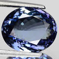 Uindfattet tanzanit. Ca. 4.20 ct 