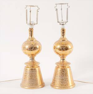 Bordslampor ett par, 1900-talets andra hälft