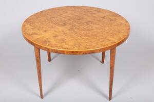 SOFFBORD, 1940-TAL, SWEDISH MODERN, MASURBJÖRK, HÖJD 58, DIAM 90 CM
