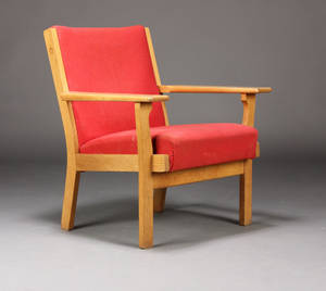 H. J. Wegner. lænestol, Getama, egetræ