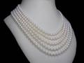 Akoya-Perlenkette - endlos aufgezogen, ca 250 cm