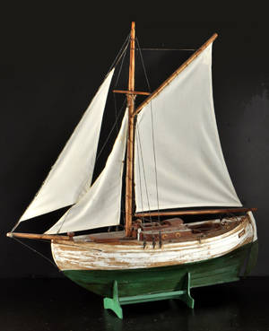 Båtmodell, typ Koster, 1900-talets mitt