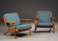Hans J. Wegner 1914-2007. Par hvilestole, model GE.290. 2  Denne auktion er annulleret1982509