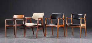 Erik Kirkegaard m.fl. fire stole, teak, 1950erne. 4
