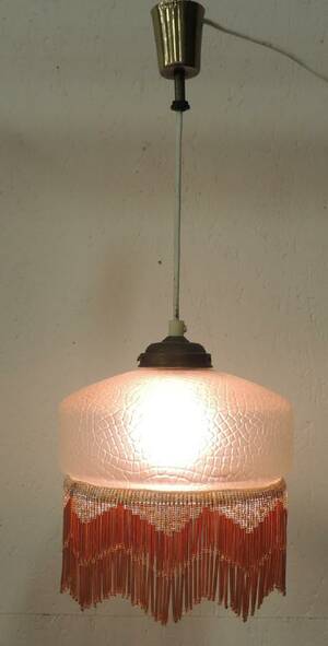 Äldre Pärlfranstaklampa