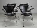 Arne Jacobsen. Fire stole, model 3207 4