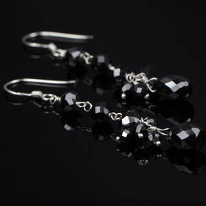 Par diamant ørelokker ca. 23.00 ct.