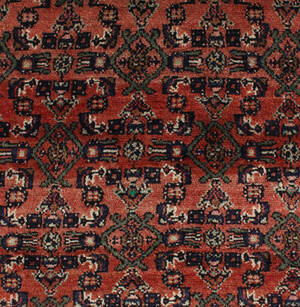 Persisk Hamadan, tæppe. Mål ca. 310x110 cm