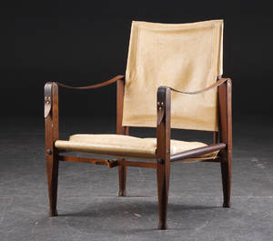 Kaare Klint. Safaristol, patineret naturlæder