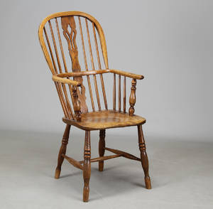 Windsor armstol af elmetræ