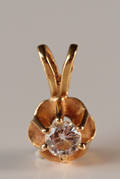 Brillantvedhæng 14 kt. guld ca. 0,16 ct.