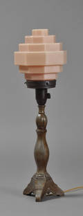 Bordlampe, Just Andersen, diskometal, nr. 01.