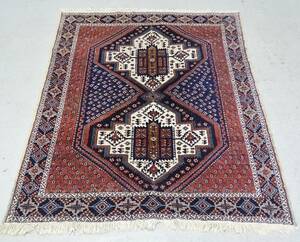 Handknuten matta, orientalisk, 180139 cm.