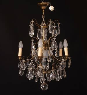 Ljuskrona, barockstil, 1900-tal