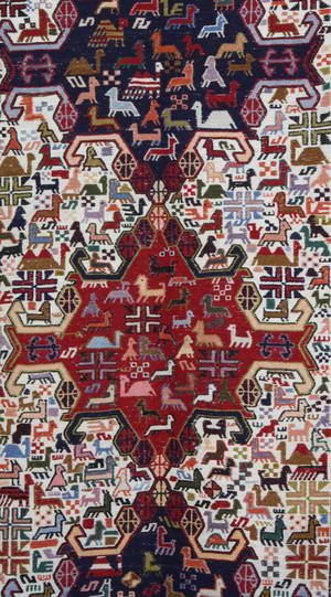 Persisk Kelim Ardebil, 202 x 112 cm.