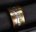 Georg Jensen. Fusionsring 18 kt. guld med brillanter 0.16 ct. 3