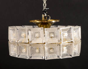 Orrefors takplafond, dubbelradig 