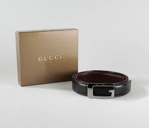 Gucci. Sort bælte