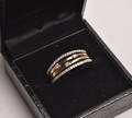 Vintagering med brillanter, ca. 0,31 ct
