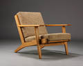 Hans J. Wegner. Lænestol, model GE-290