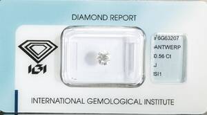 Lös briljantslipad diamant 0.56ct