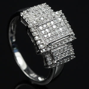 Diamant ring ca. 0.45 ct.