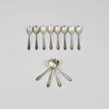 Kaffeskedar, 12 st. Silver