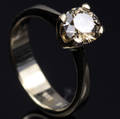 Solitaire ring ca. 1.00 ct.