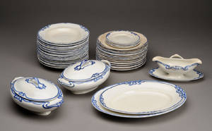 Villeroy  Boch. Middagsservice, Blå Olga 42