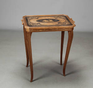 Spillebord af mahogni